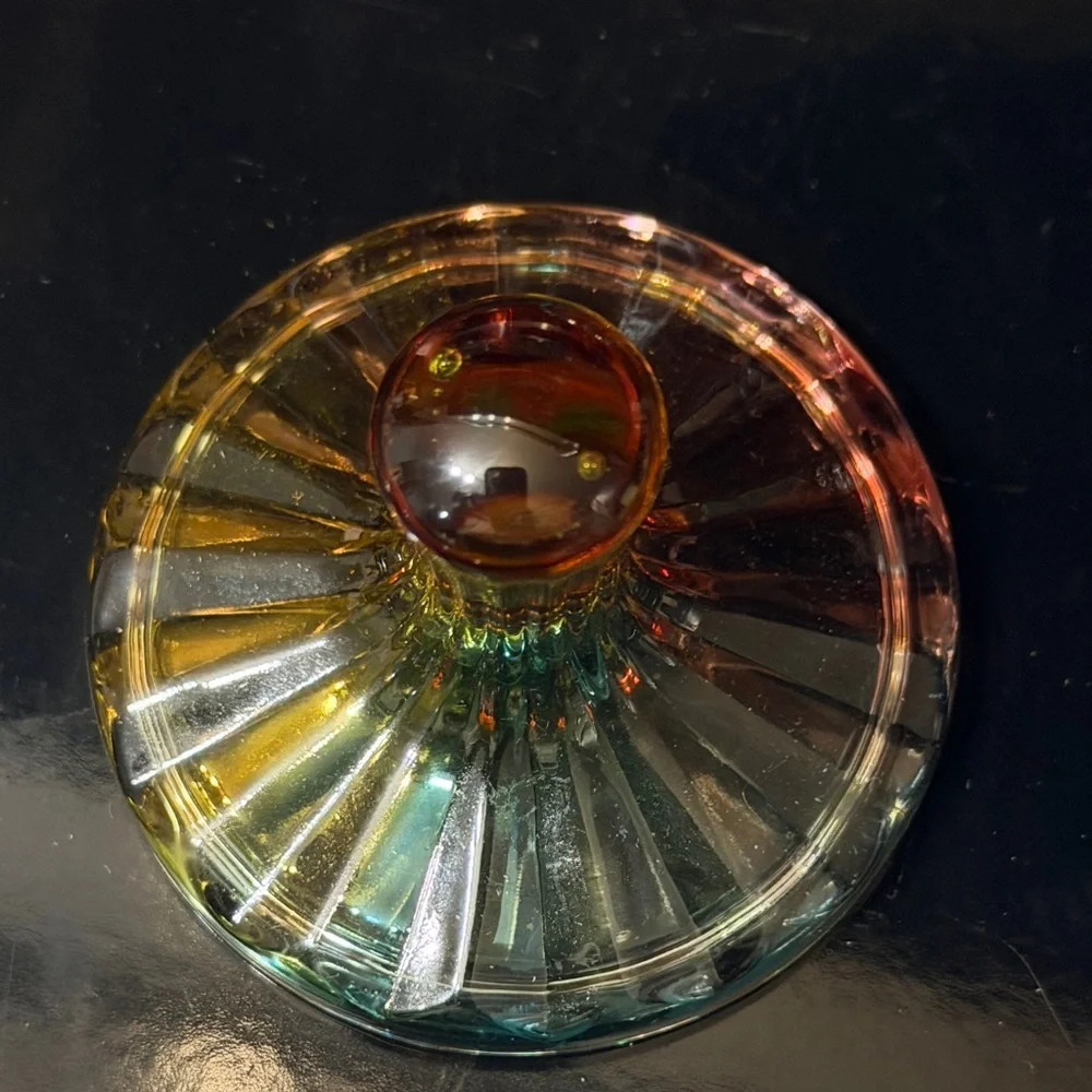 Vintage Carnival Hobnail glass Candy Dish trinket jar - Picture 13 of 16